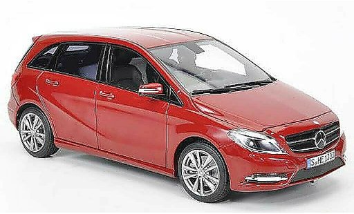 Mercedes Classe B Base 1/18 Norev B180 rosso 2011 modellini auto