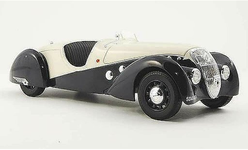 Peugeot 302 Roadster 1/18 Norev Darl'Mat blu/beige 1937 modellini auto