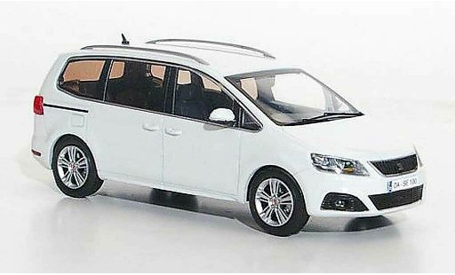 Seat Alhambra Base 1/43 Hachette bianco 2010 modellini auto
