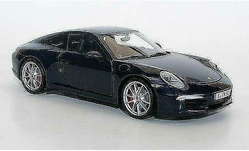 Porsche 911 S 1/18 Minichamps Carrera blu 2011 modellini auto