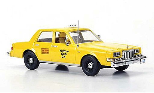 Dodge Diplomat Taxi 1/43 First Response Yellow Cab Co 1985 modellini auto