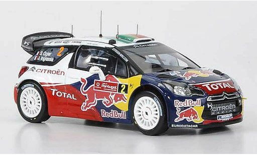 DS Automobiles DS3 WRC 2011 1/43 IXO No.2 Red Bull Ogier/Ingrassia Rally Portugal modellini auto