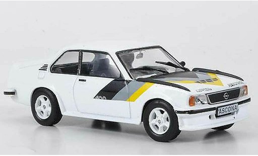 Opel Ascona B 400 1/43 Hachette bianco (ohne Magazin) 1979 modellini auto