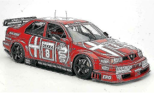 Alfa Romeo 155 2.5 v6 1/18 HPI TI No.8 Alfa Corse N.Larini DTM 1993 modellini auto