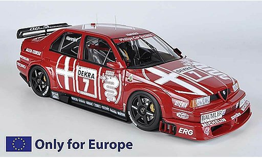 Alfa Romeo 155 2.5 v6 1/18 HPI TI No.7 Alfa Corse A.Nannini DTM 1993 modellini auto