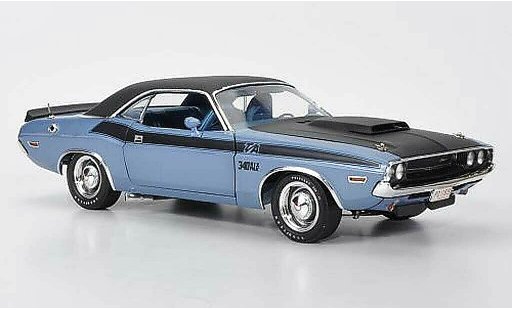 Dodge Challenger 1970 1/18 Highway 61 T/A blugrigio/opaco nero modellini auto