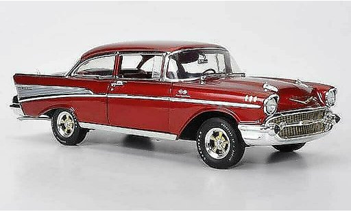 Chevrolet Bel Air Coupe 1/18 Highway 61 rosso 1957 modellini auto