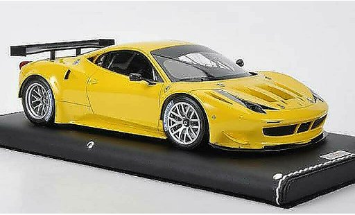 Ferrari 458 Italia GT2 1/18 MR Collection giallo modellini auto