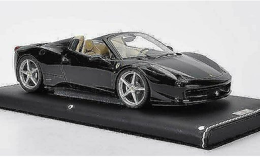 Ferrari 458 Italia Spider 1/18 MR Collection nero modellini auto