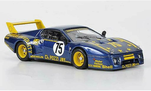 Ferrari 512 BB LM 1/43 Best No.75 JMS Racing Guitteny / Bleynie / Libert 24h Le Mans 1980 modellini auto