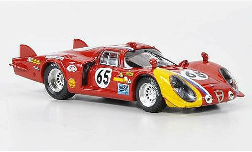 Alfa Romeo 33.2 prototipo 1/43 Best 1968 LM No.65 Troesch / Wendt 24h Le Mans modellini auto