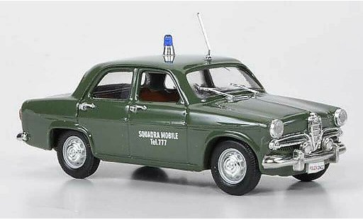Alfa Romeo Giulietta berlina ti 1/43 Rio Squadra Mobile Polizia modellini auto