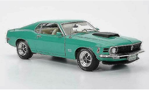 Ford Mustang Boss 429 1/18 Highway 61 verde/nero modellini auto