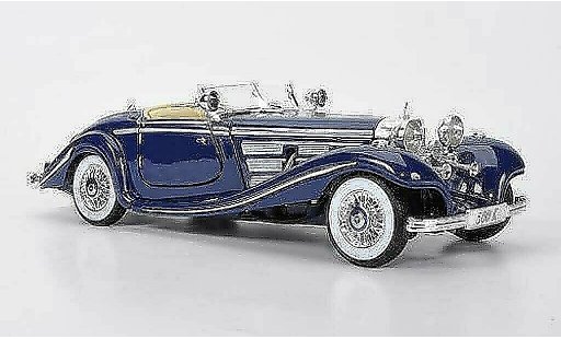 Mercedes 500 Base 1/18 Maisto blu 1936 modellini auto