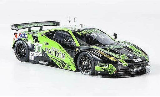 Ferrari 458 Italia GT2 1/43 Fujimi No.01 Extreme Speed Motorsports Tequila Patron 12h Sebring 2012 modellini auto