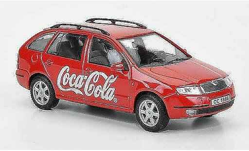 Skoda Fabia Base 1/43 Abrex Coca-Cola rosso modellini auto