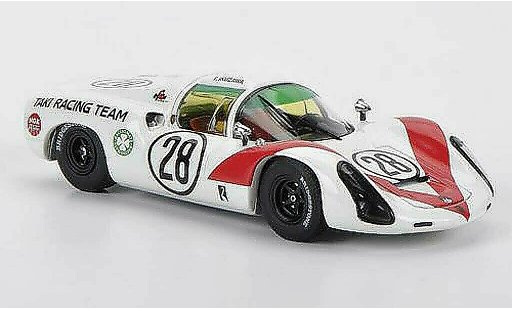 Porsche 910 1968 1/43 Ebbro No.28 Taki Racing Team T.Ikuzawa GP Japan modellini auto