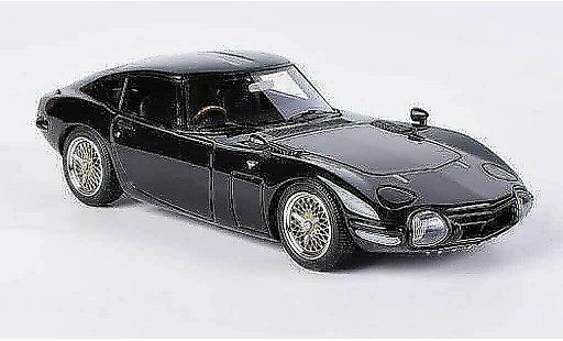 Toyota 2000 GT Base 1/43 HPI nero RHD modellini auto