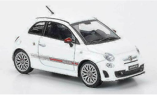 Fiat 500 Abarth 1/43 Motorama bianco 2009 modellini auto