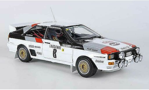 Audi Quattro a1 1/18 Sun Star No.8 Rally Monte Carlo 1983 S.Blomqvist/B.Cederberg modellini auto