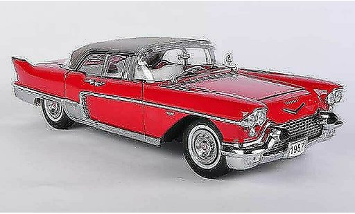 Cadillac Brougham Sedan 1/18 Sun Star rosso 1957 modellini auto