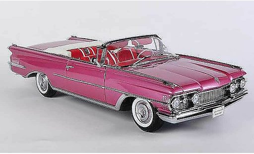 Oldsmobile 98 Convertible 1/18 Sun Star Convertibile rosa 1959 modellini auto