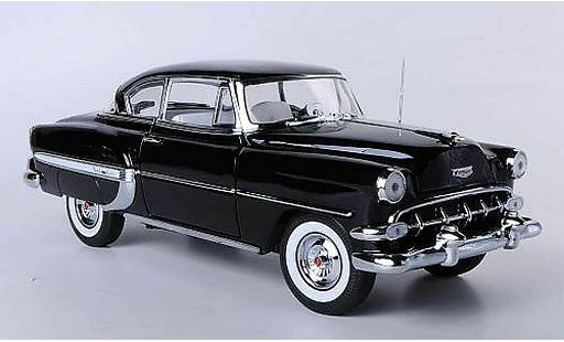 Chevrolet Bel Air Coupe 1/18 Sun Star 1954 Hardtop nero modellini auto