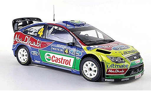 Ford Focus RS WRC 1/18 Sun Star 09 No.4 Rally Finnland 2010 J-M.Latvala/M.Attila modellini auto