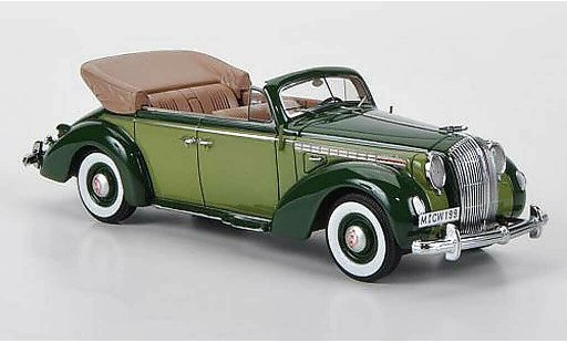 Opel Admiral Vorkrieg 1/43 Neo Cabrio verde/verde limitata edition 1938 modellini auto