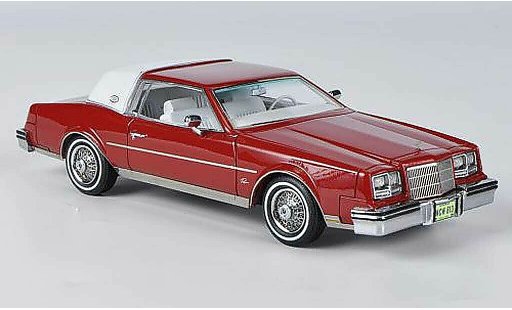 Buick Riviera coupe 1/43 American Excellence 1982 rosso/bianco modellini auto
