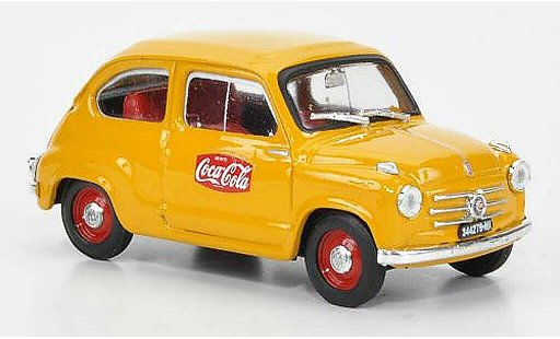 Fiat 600 Berlina 1/43 Brumm Coca Cola 1a Serie GP Monza 1961 1961 modellini auto