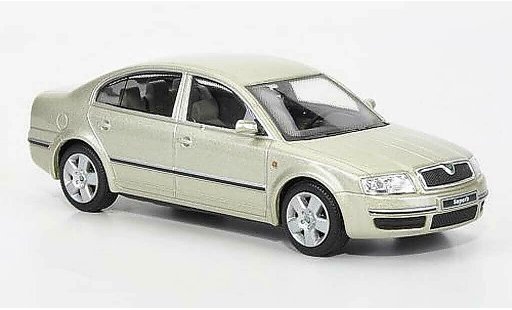 Skoda Superb Base 1/43 Abrex beige modellini auto