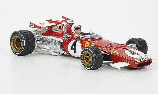 Ferrari 312 B 1/43 Brumm No.4 Regazzoni GP Italien + Fahrer 1970 modellini auto