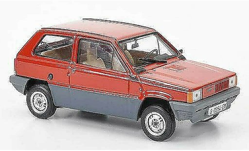 Fiat Panda 34/35 1/43 Brumm 35 rosso 1980 modellini auto