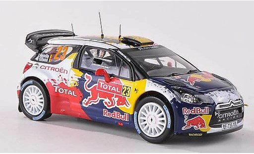 DS Automobiles DS3 WRC 2012 1/43 IXO No.23 Red Bull Rally Monte Carlo T.Neuville/N.Gilsoul modellini auto