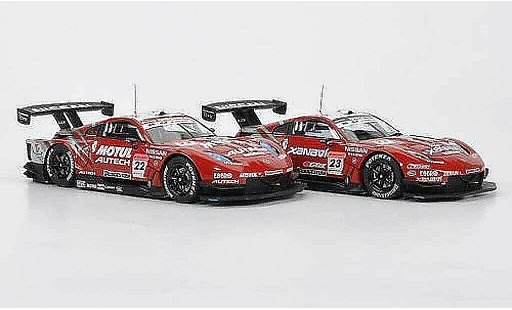 Nissan 350Z JGTC 1/43 Ebbro 2er-Set 350 Z: No.22 Motul + No.23 Xanavi Saisonfinale 4. November Super GT500 2007 modellini auto