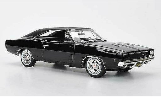 Dodge Charger 1968 1/18 Greenlight R/T nero/opaconero Steve McQueen - Bullitt modellini auto