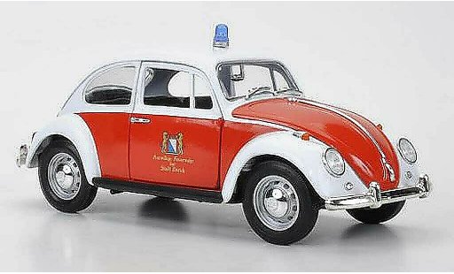 Volkswagen Kafer Base 1/18 Greenlight Vigili del fuoco Zurich (CH) 1967 modellini auto