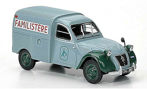 Citroen 2CV Fourgonnette 1/43 Eligor AZU Familistere modellini auto