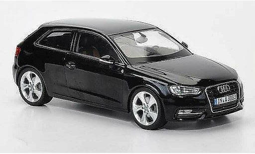 Audi A3 berline 1/43 Schuco nero 2012 modellini auto