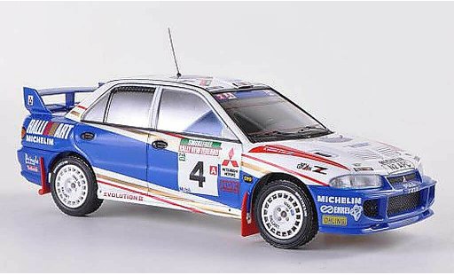 Mitsubishi Lancer Evolution III 1/43 HPI No.4 RalliArt R.Burns / R.Reid Rally Neuseeland 1996 modellini auto
