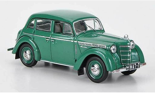 Moskwitsch 401 Base 1/43 IST Models verde 1955 modellini auto