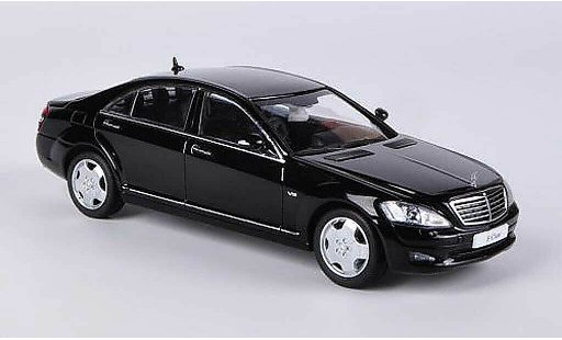 Mercedes Classe S Lang 1/43 Kyosho Langversion (V221) nero modellini auto