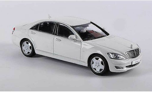 Mercedes Classe S Lang 1/43 Kyosho Langversion (V221) bianco modellini auto
