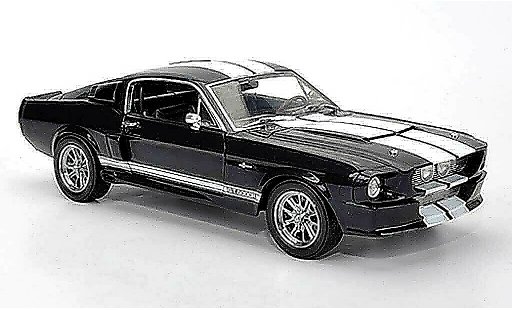 Shelby GT 500 1697 1/18 Shelby Collectibles CR blue avec biancoen bandes modellini auto