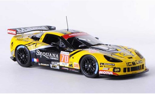 Chevrolet Corvette ZR1 1/43 Spark C6 C6 No.70 Larbre Competition 24h Le Mans 2012 J.P.Belloc/C.Bourret/P.Gibon modellini auto