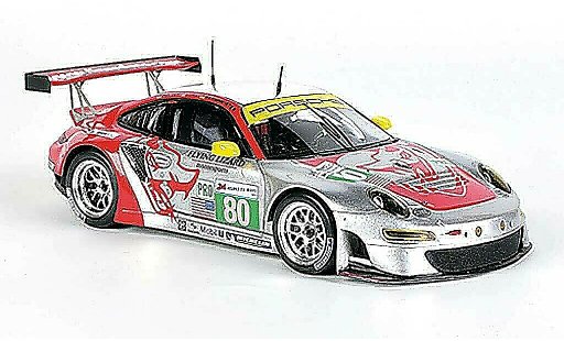 Porsche 911 GT3 RSR 1/43 Spark 2012 No.80 Flying Lizard Motorsports 24h Le Mans J.Bergmeister / M.Holzer / P.Long modellini auto