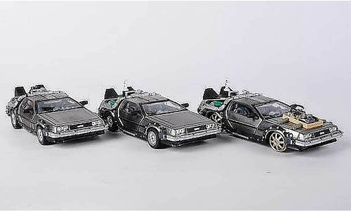 De Lorean Set Time Machine 1/43 Vitesse Back to the Future 3-in-1 Boxset modellini auto