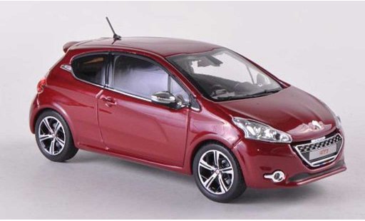 Peugeot 208 GTI 1/43 Norev rosso 3-Turer 2012 modellini auto