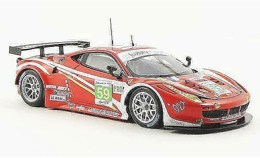 Ferrari 458 Italia GT2 1/43 Fujimi No.59 Luxury Racing 24h Le Mans 2012 modellini auto